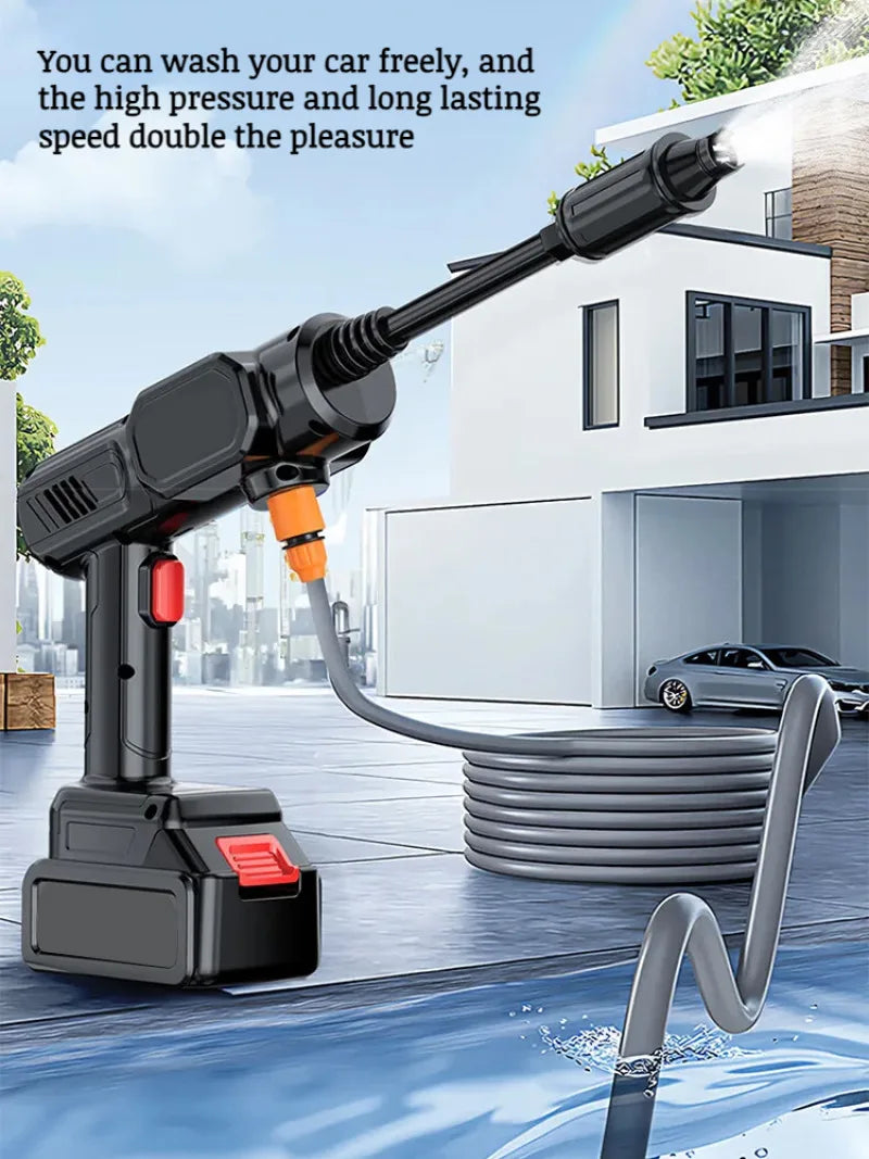 High-Pressure Nonslip Car Wash Spray Nozzle - Portable Water Gun for Effortless Pet Bathing and Car Cleaning with Rich, Even Lather