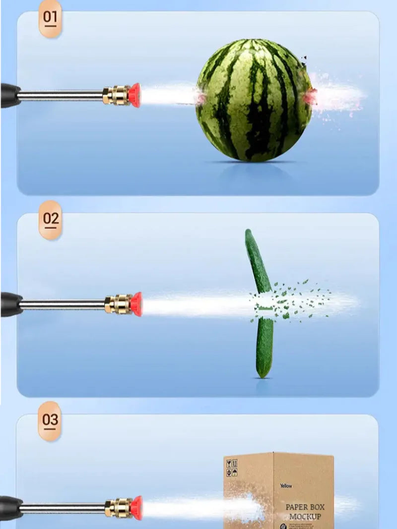 High-Pressure Nonslip Car Wash Spray Nozzle - Portable Water Gun for Effortless Pet Bathing and Car Cleaning with Rich, Even Lather