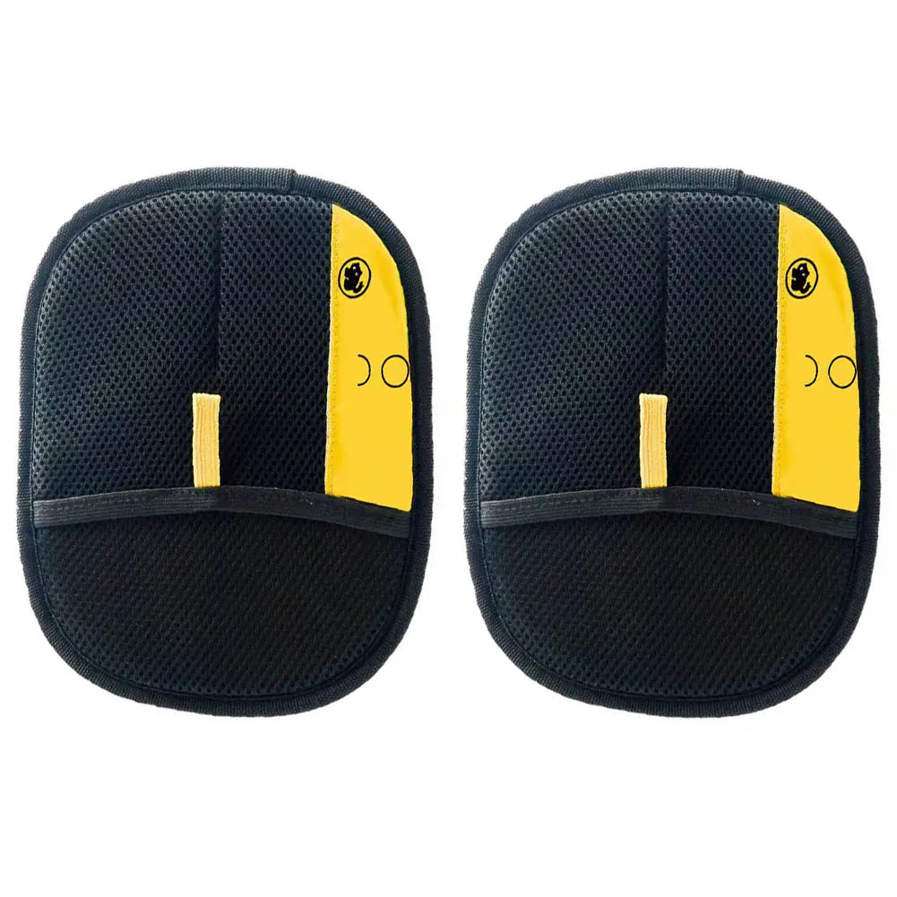 Effortless Pet Grooming Gloves for Cats - Dual Brush Hair Removal Tool for Easy Cleaning