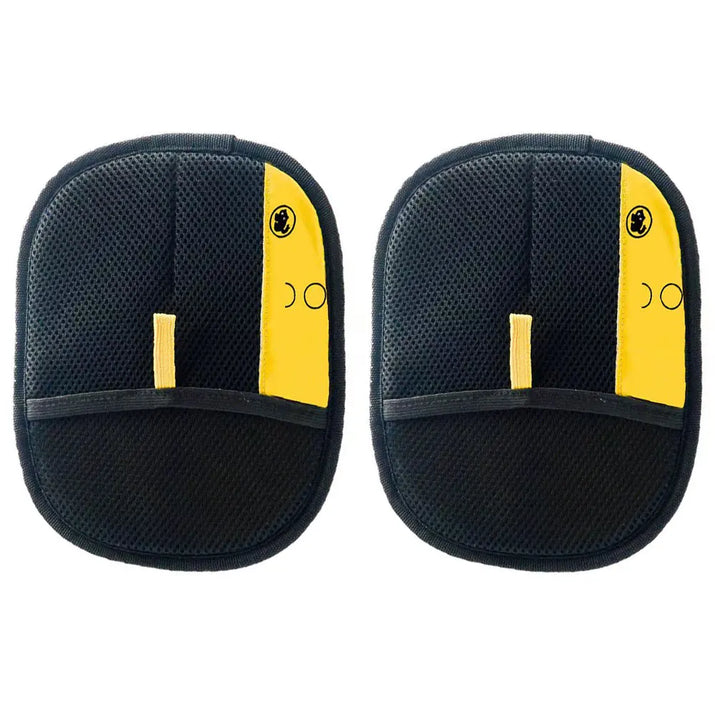 Effortless Pet Grooming Gloves for Cats - Dual Brush Hair Removal Tool for Easy Cleaning